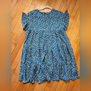 Blue Floral Dress
